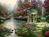 Thomas Kinkade The Garden of Prayer painting